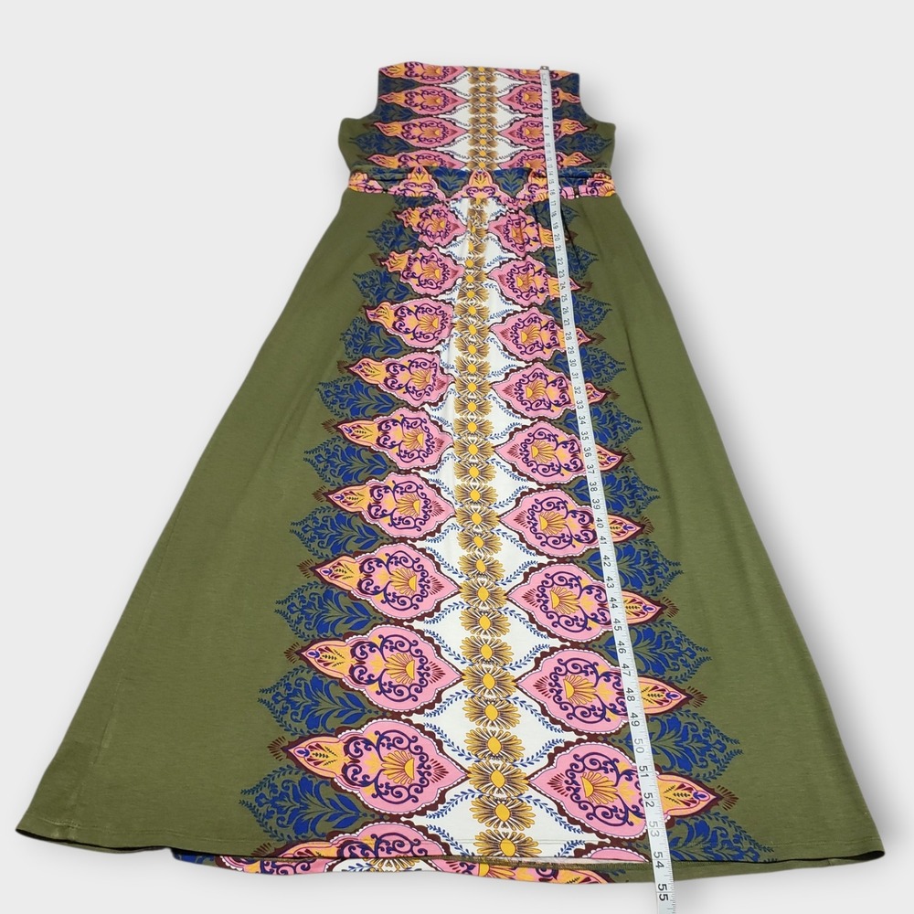 NWT Boden Antonia Maxi Dress Green Multi Oriental Garden Size US 10R - Picture 10 of 10